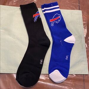 NFL Buffalo Bills Men's Socks - Blue and black New socks size 10-13